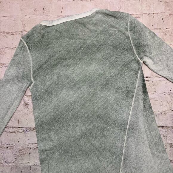 Free People We The Free Long Beach Tee in Acid Wash Green - Picture 6 of 7